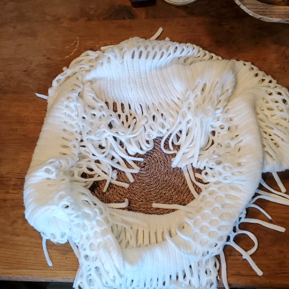 Military Infinity fringe Scarf